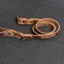 Braided Dog Leash - Personalized Leather Dog Leash