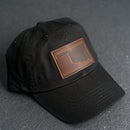Leather Patch Unstructured Style Hat - Oklahoma Stamp