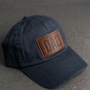 Leather Patch Unstructured Style Hat - Dad Stamp