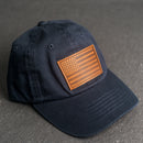 Buy Leather Patch Style Hat - American Flag Stamp