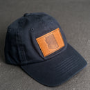 Leather Patch Unstructured Style Hat - Arizona Stamp