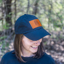 Leather Patch Unstructured Style Hat - Arizona Stamp