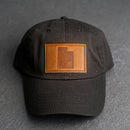 Leather Patch Unstructured Style Hat - Utah Stamp