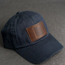 Leather Patch Unstructured Style Hat - Utah Stamp