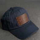 Leather Patch Unstructured Style Hat - Colorado Flag Stamp