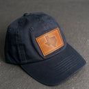 Leather Patch Unstructured Style Hat - Texas Stamp