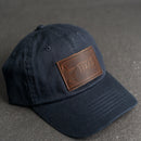 Leather Patch Unstructured Style Hat - Texas License Plate Stamp