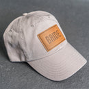 Leather Patch Unstructured Style Hat - Bride and Groom Stamp (block)