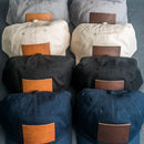 Leather Patch Unstructured Style Hat - Wolf Stamp