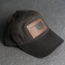 Leather Patch Unstructured Style Hat - Oklahoma Stamp