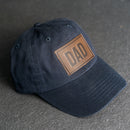 Leather Patch Unstructured Style Hat - Dad Stamp
