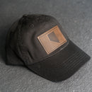 Leather Patch Unstructured Style Hat - Nevada Stamp