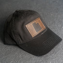 Leather Patch Unstructured Style Hat - Utah Stamp