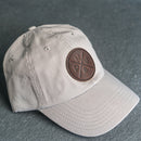 Leather Patch Unstructured Style Hat - PNW Stamp