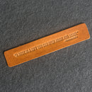 A book is a gift... - Leather Bookmark