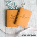His Vows and Her Vows Personalized Leather Wedding Vow Books Personalized with Name and/or Date