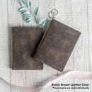 Personalized Leather Vow Book