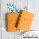 Our Vows Personalized Leather Wedding Vow Books with Name and/or Date
