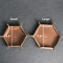Buy Best Hexagon Leather Dice Tray