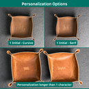 Shop Personalized Square Leather Dice Tray Online – Ox & Pine