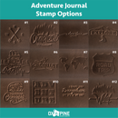 Refillable Leather Adventure Journal with Snap Closure | Personalized Travel Gift | Travel Notebook | Leather Journal